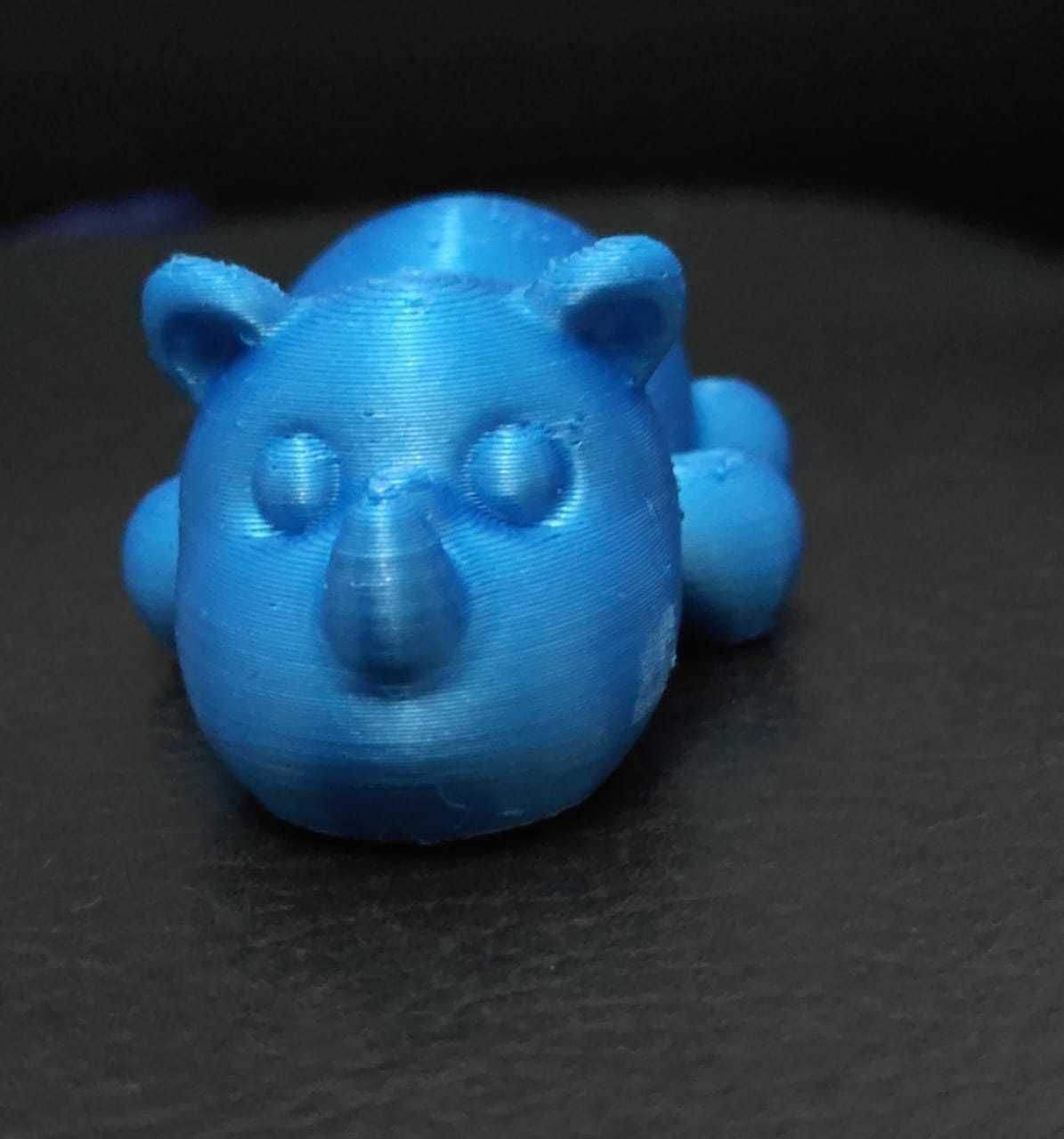 Rhino Lying Down 3D print model_4