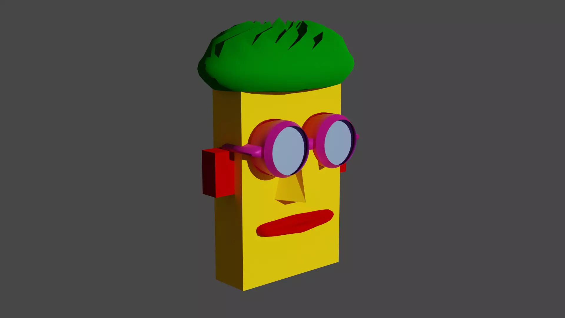Nft Rigged Plank Character Low-poly 3D model