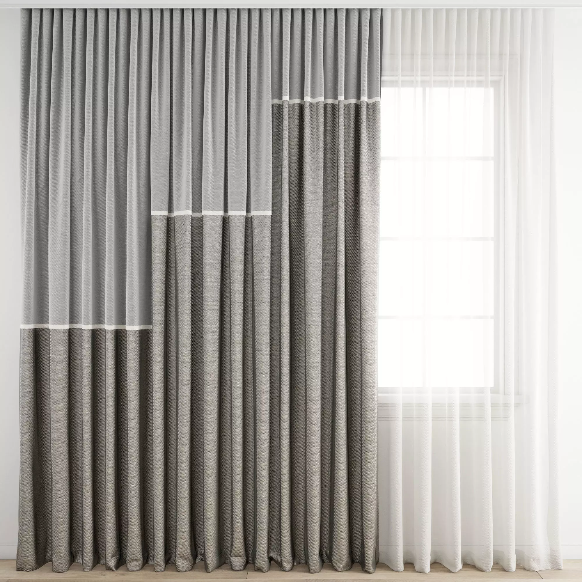 Curtain 253 3D model_0