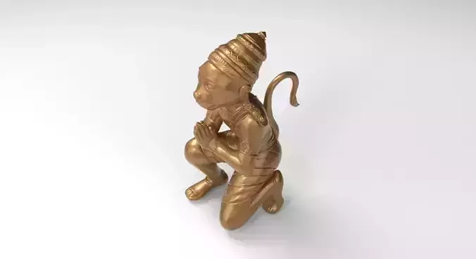 Hanuman Ji Idol 3D print model
