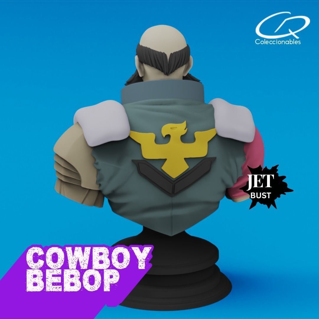 Anime Classics Cowboy Bebop - Jet 3D print model_4