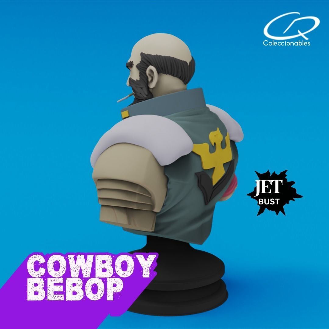 Anime Classics Cowboy Bebop - Jet 3D print model_5