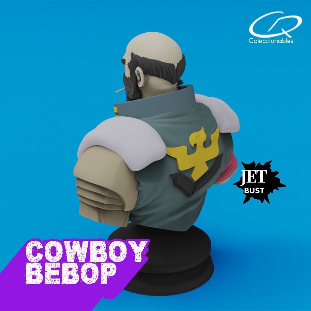 Anime Classics Cowboy Bebop - Jet 3D print model_2