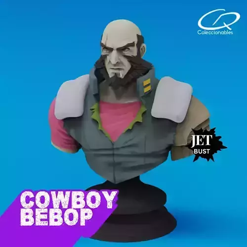 Anime Classics Cowboy Bebop - Jet 3D print model