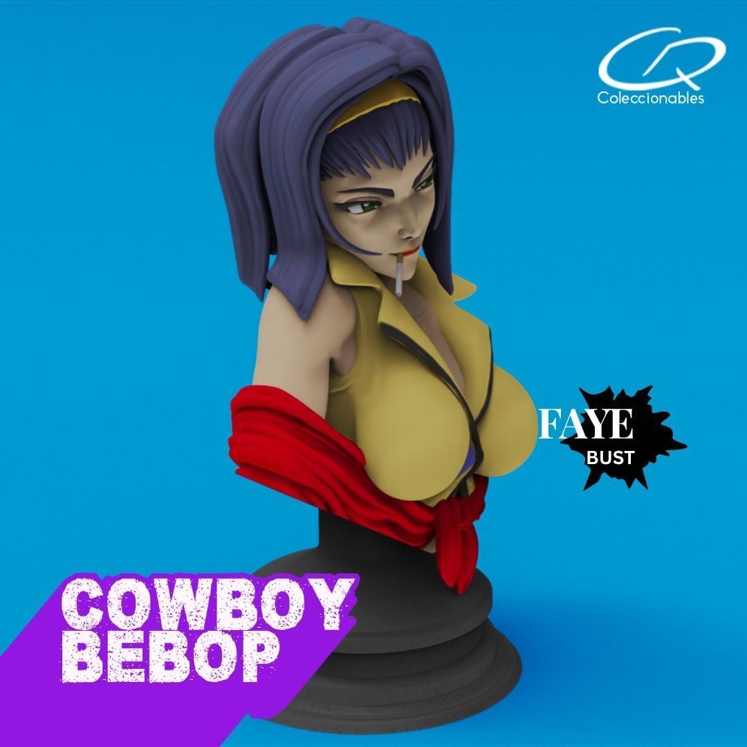 Anime Classics Cowboy Bebop - Faye 3D print model_2
