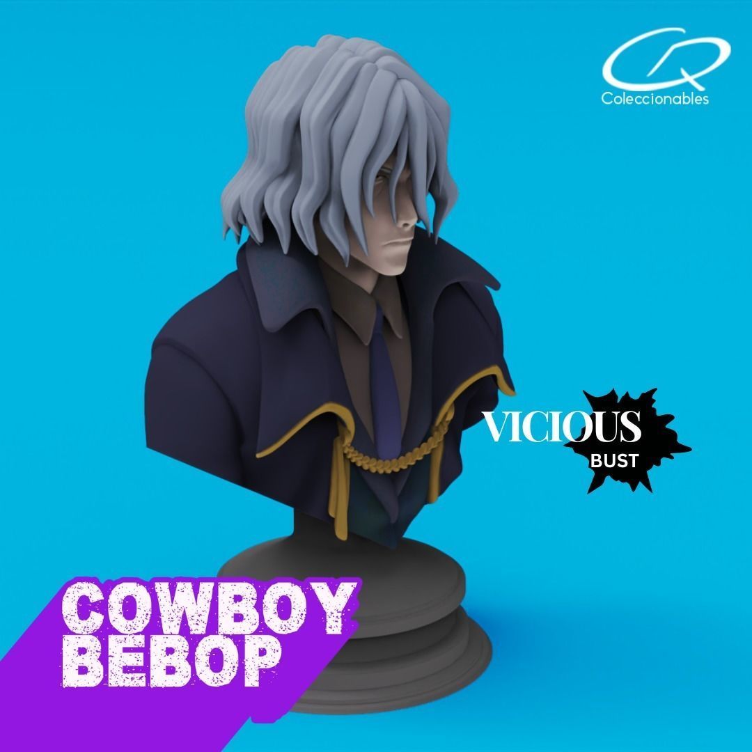 Anime Classics Cowboy Bebop - Vicious 3D print model_2