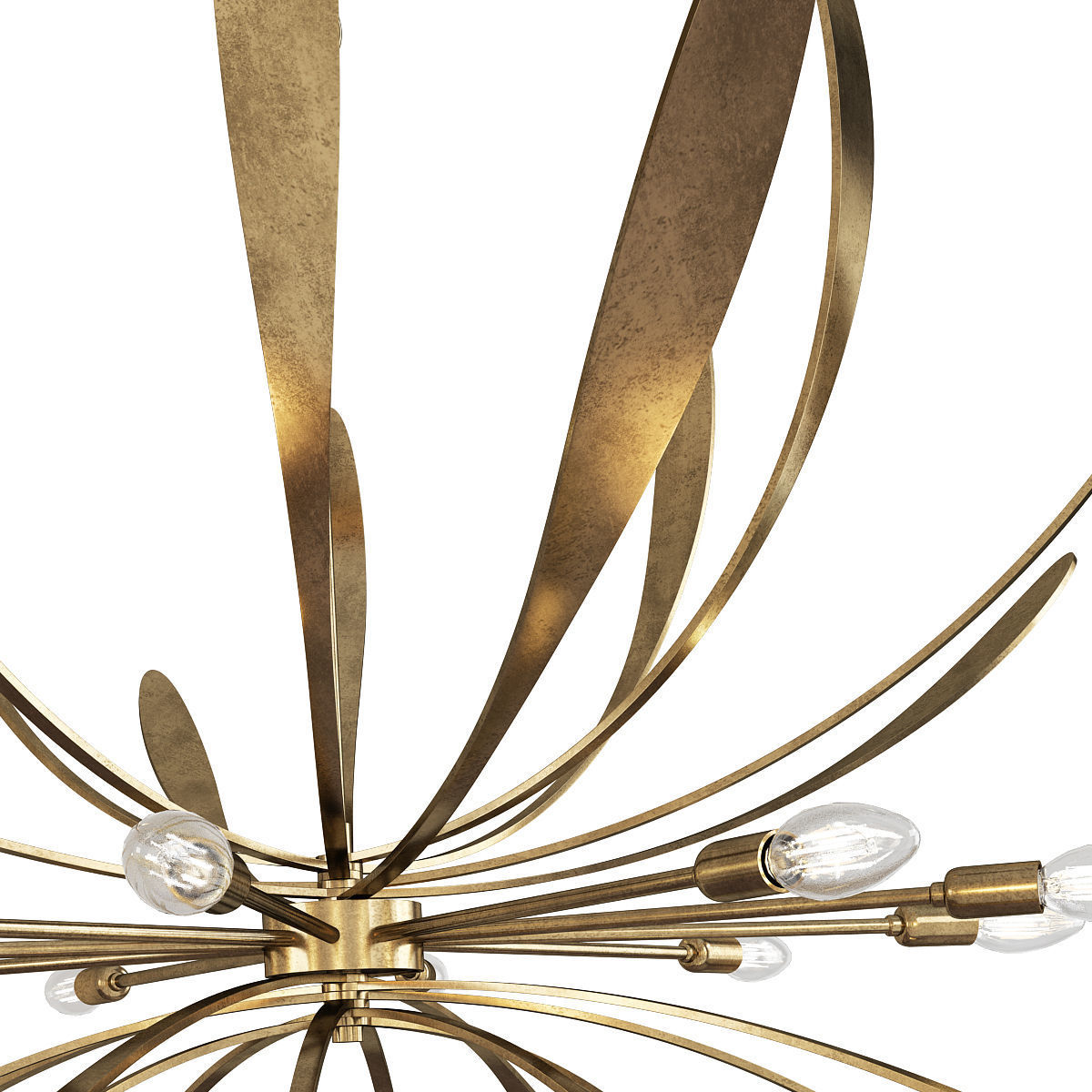 Dahlia Chandelier 3D model_1