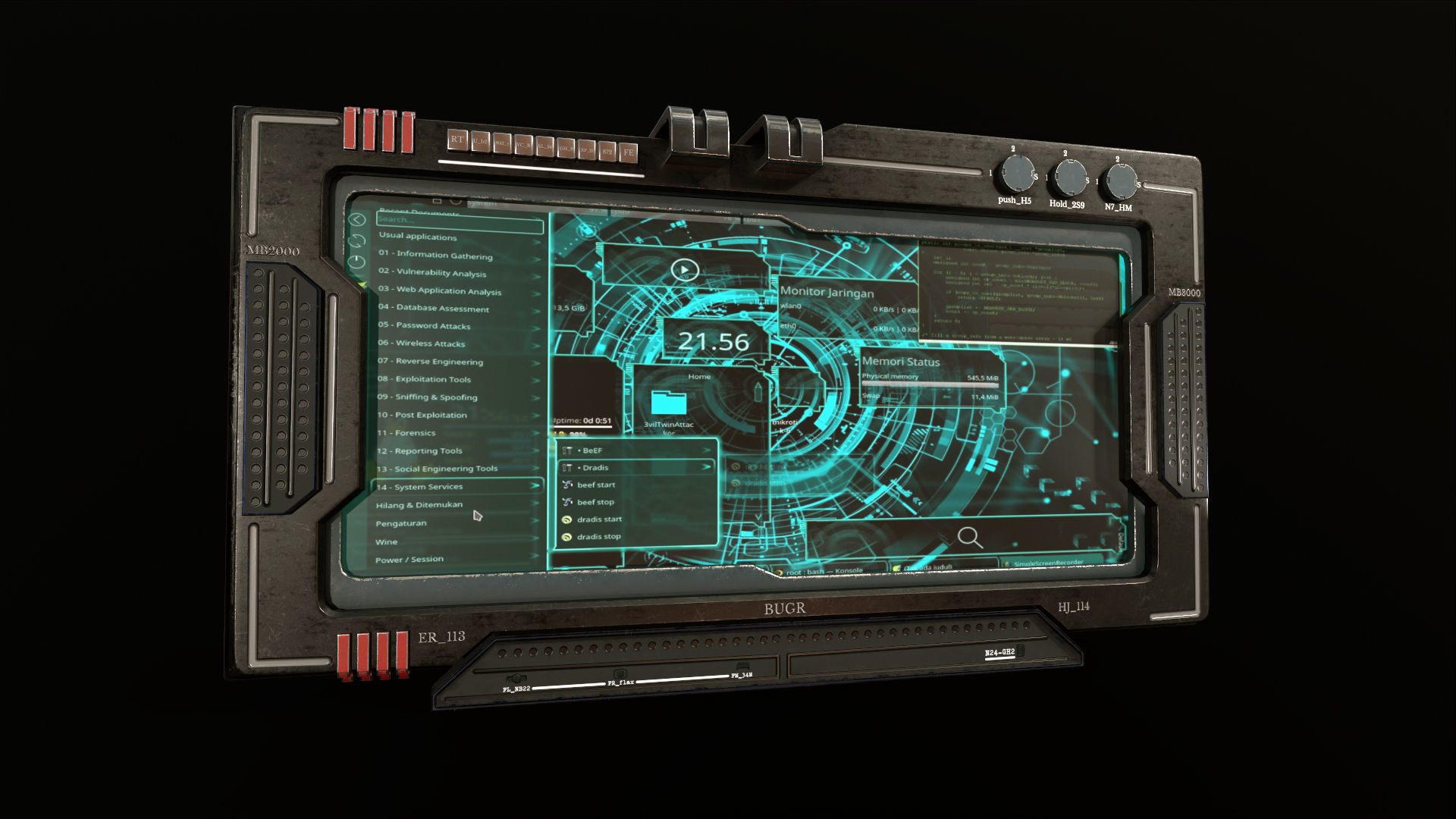 control panel screen - Vol 01 Low-poly 3D model_2