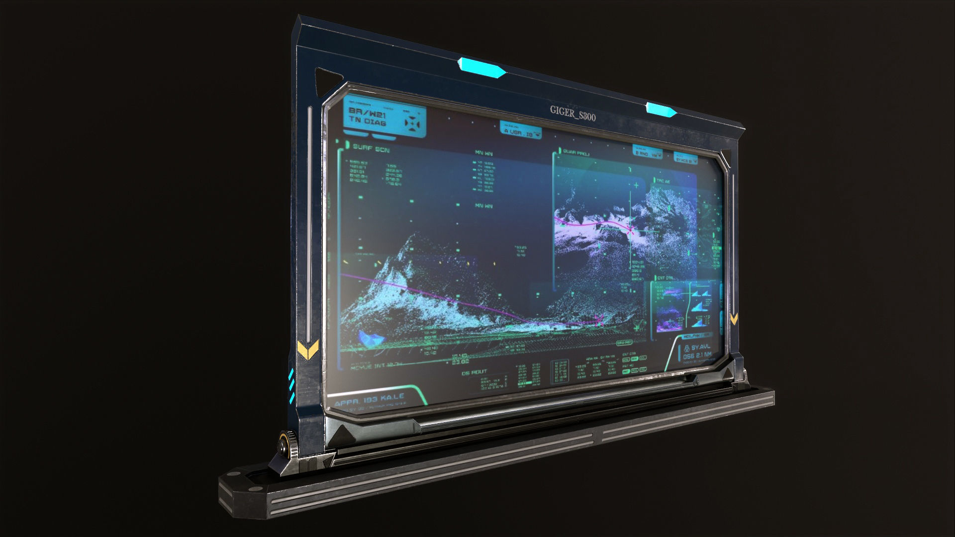 control panel screen - Vol 01 Low-poly 3D model_10