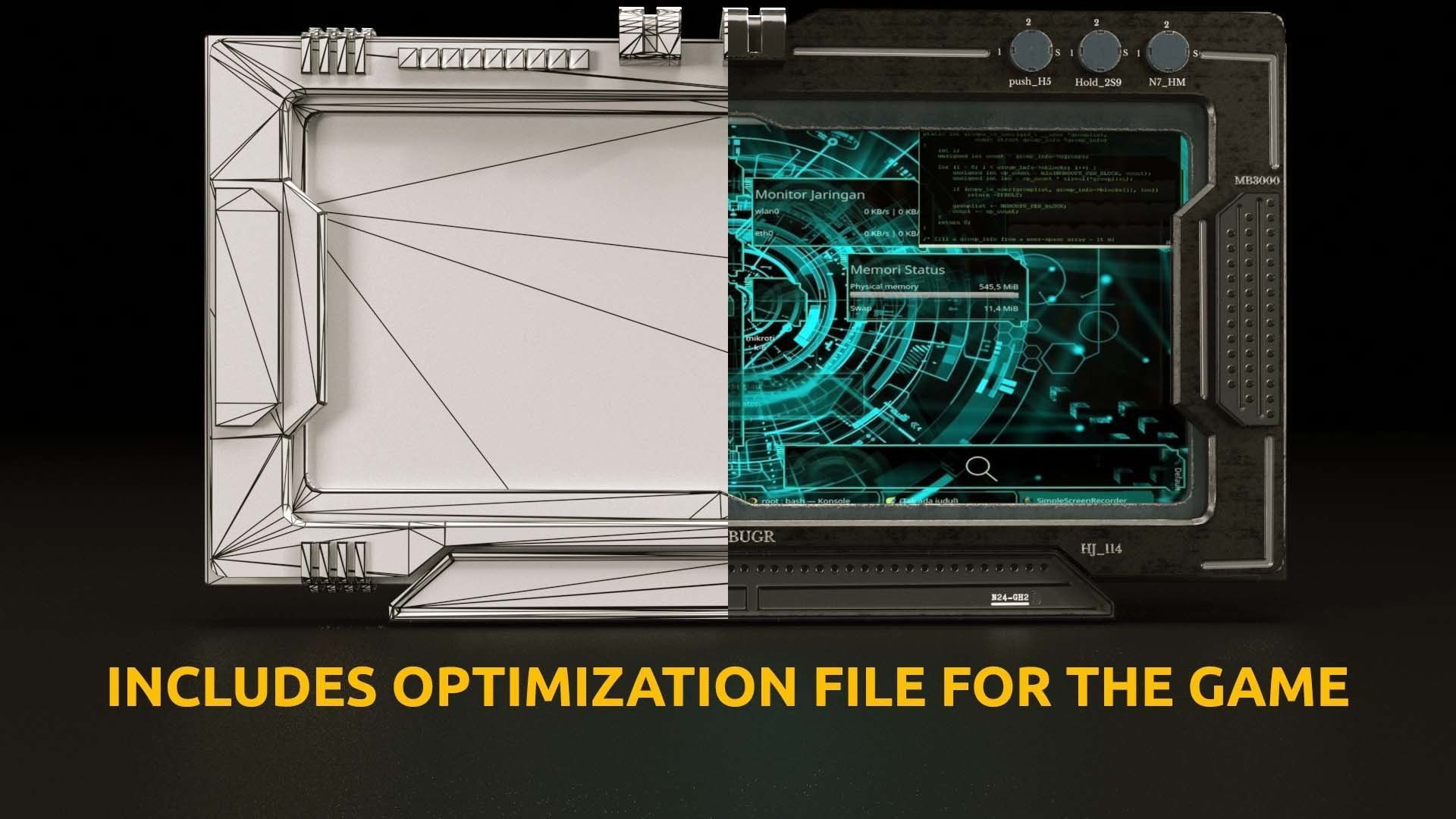 control panel screen - Vol 01 Low-poly 3D model_14