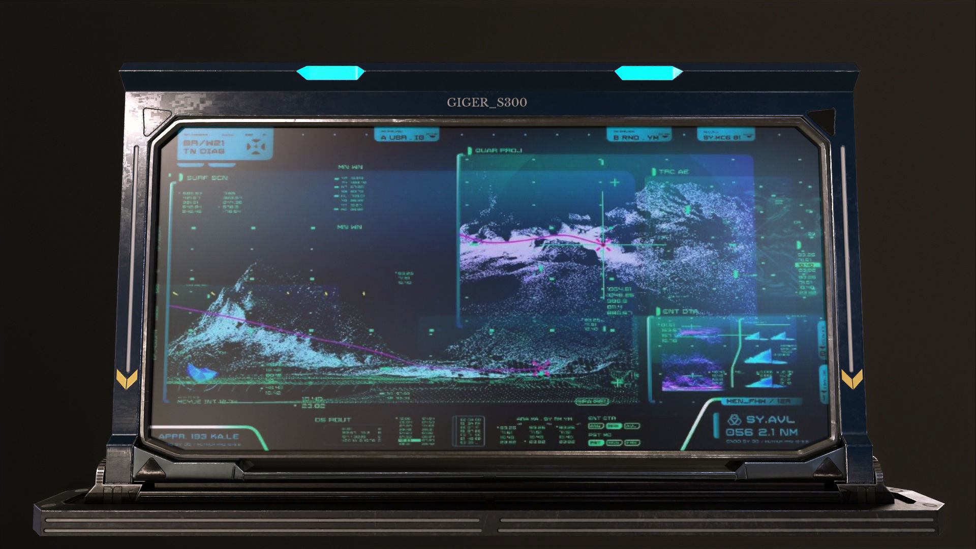 control panel screen - Vol 01 Low-poly 3D model_11