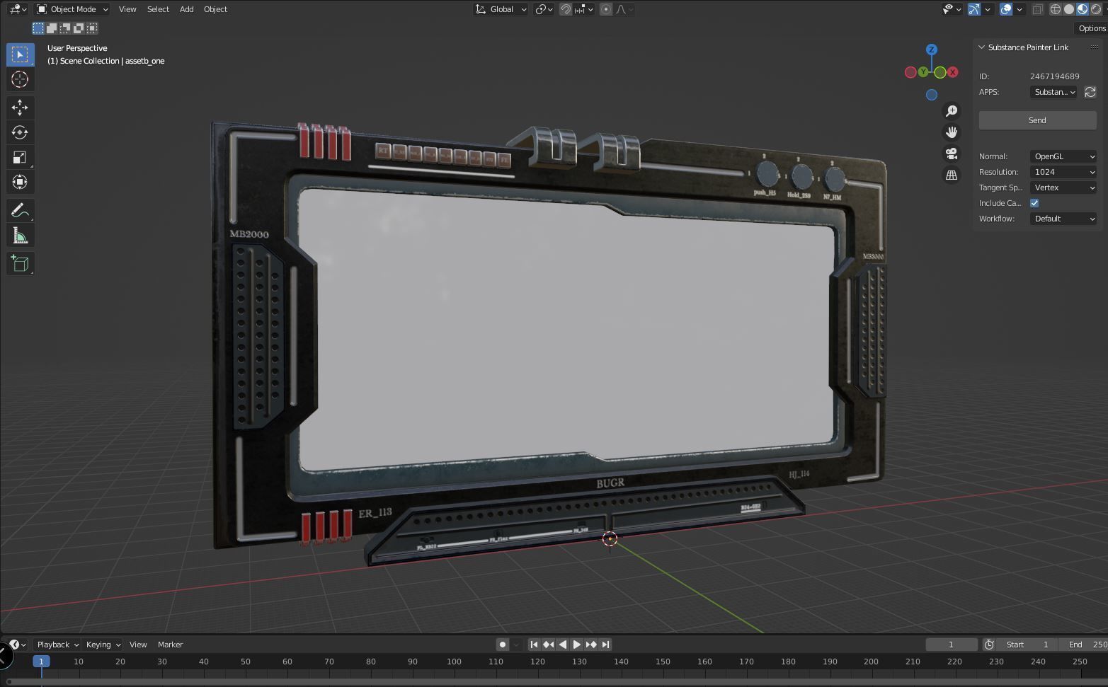 control panel screen - Vol 01 Low-poly 3D model_20
