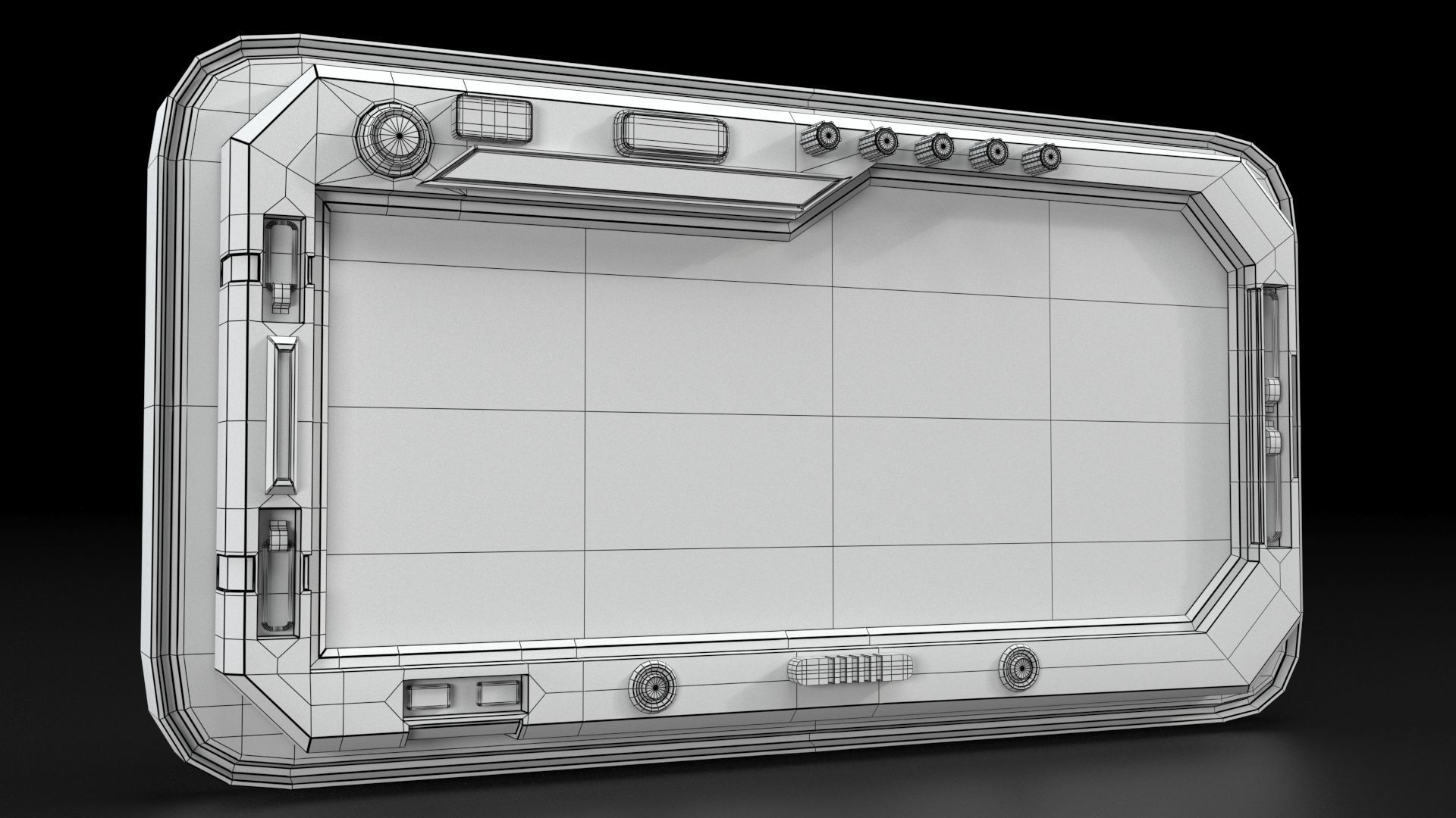 control panel screen - Vol 01 Low-poly 3D model_15