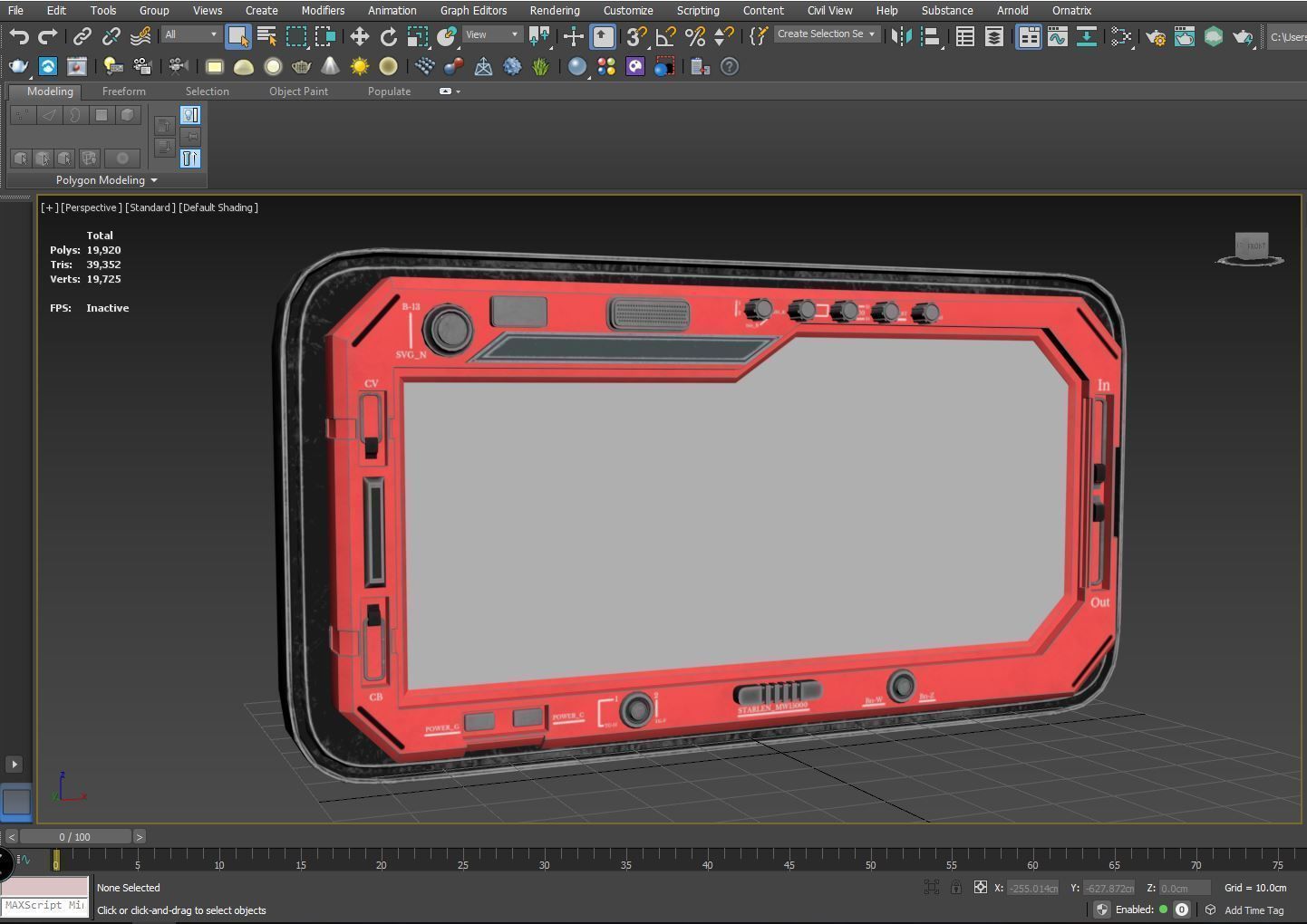 control panel screen - Vol 01 Low-poly 3D model_22