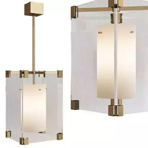 Achilles Pendant Light Low-poly 3D model