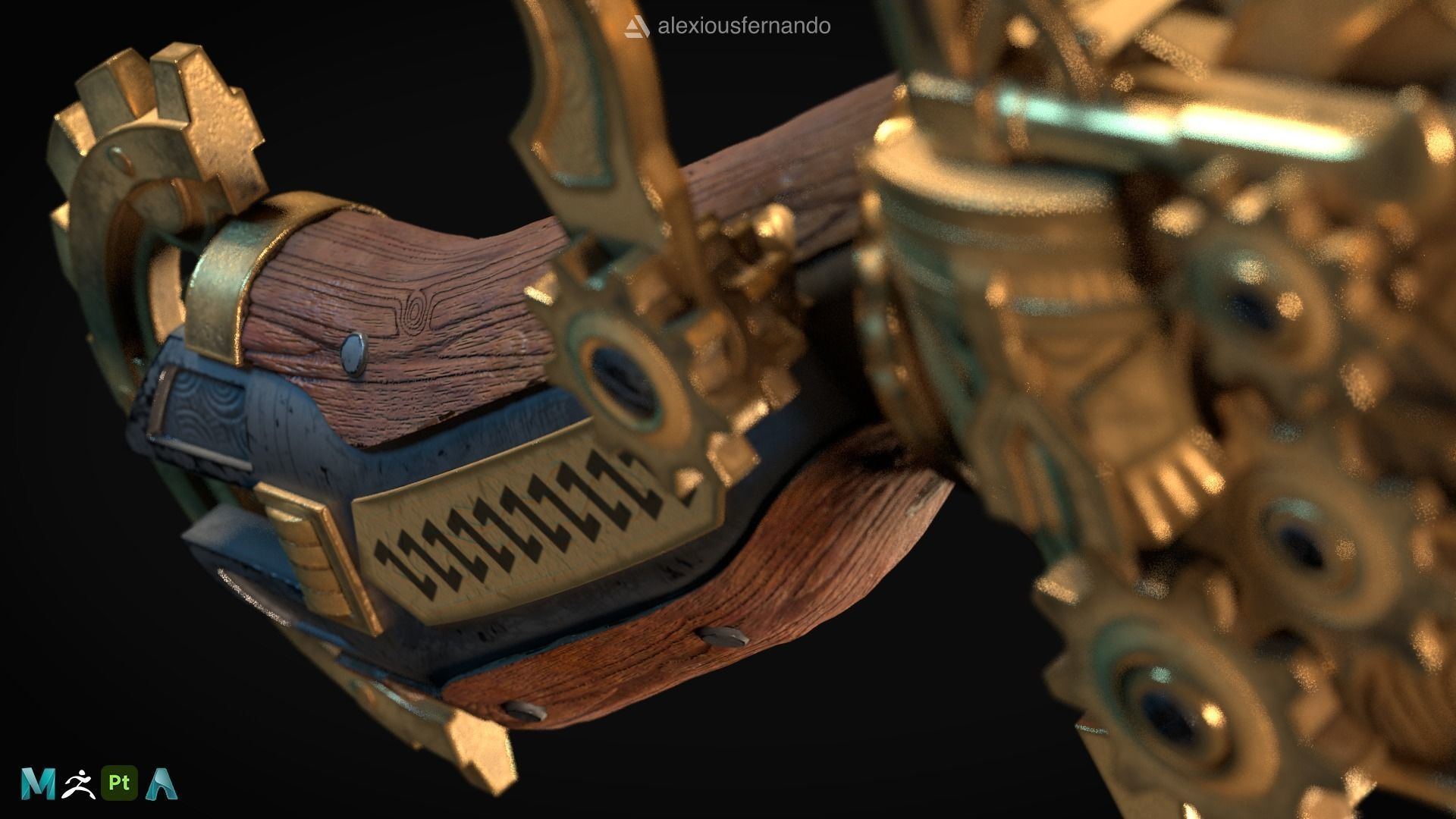 Dwarf Gun - 3D Model 3D model_5