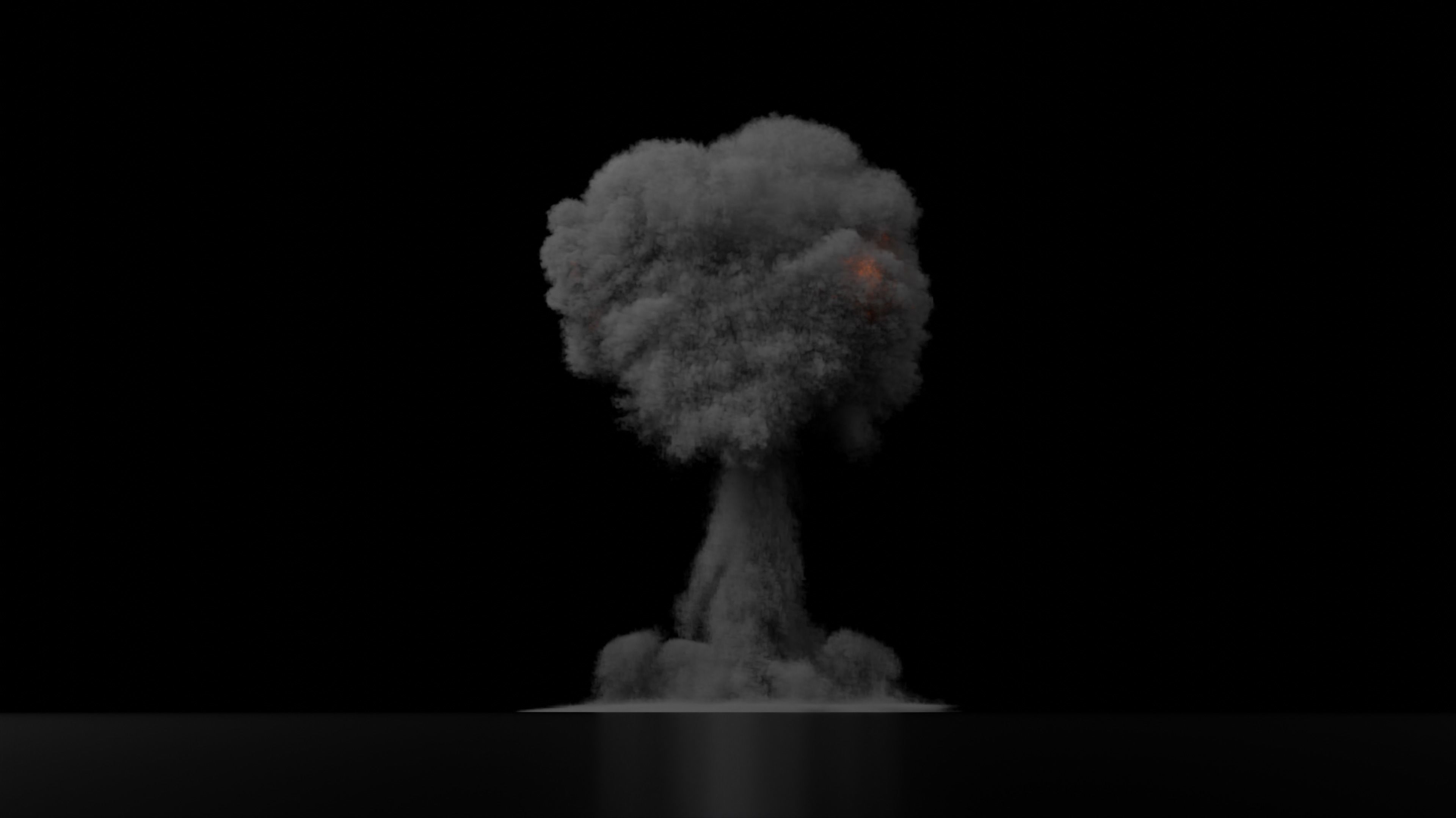 High Resolution Nuclear Explosion 3D model_7