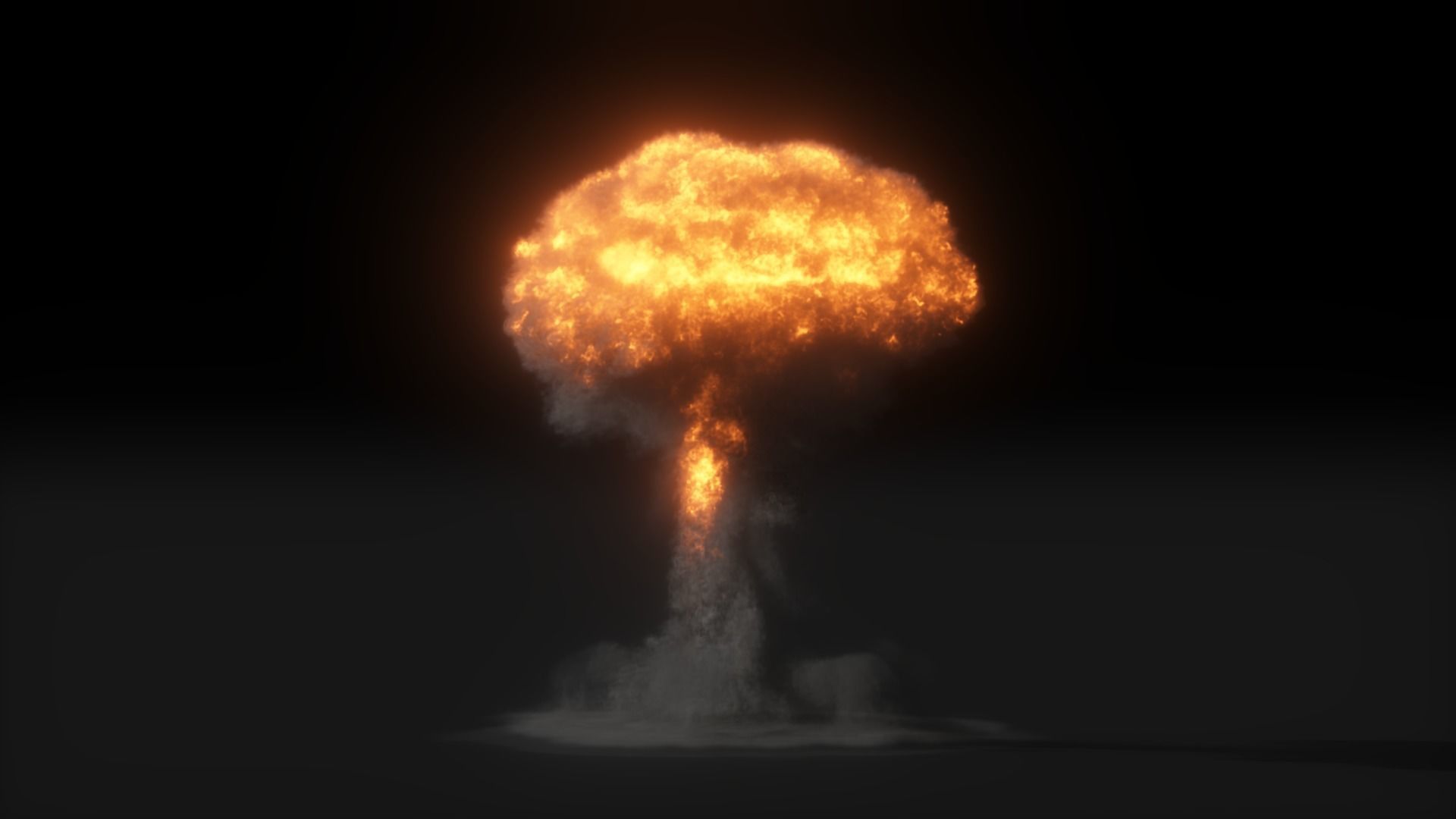 High Resolution Nuclear Explosion 3D model_24