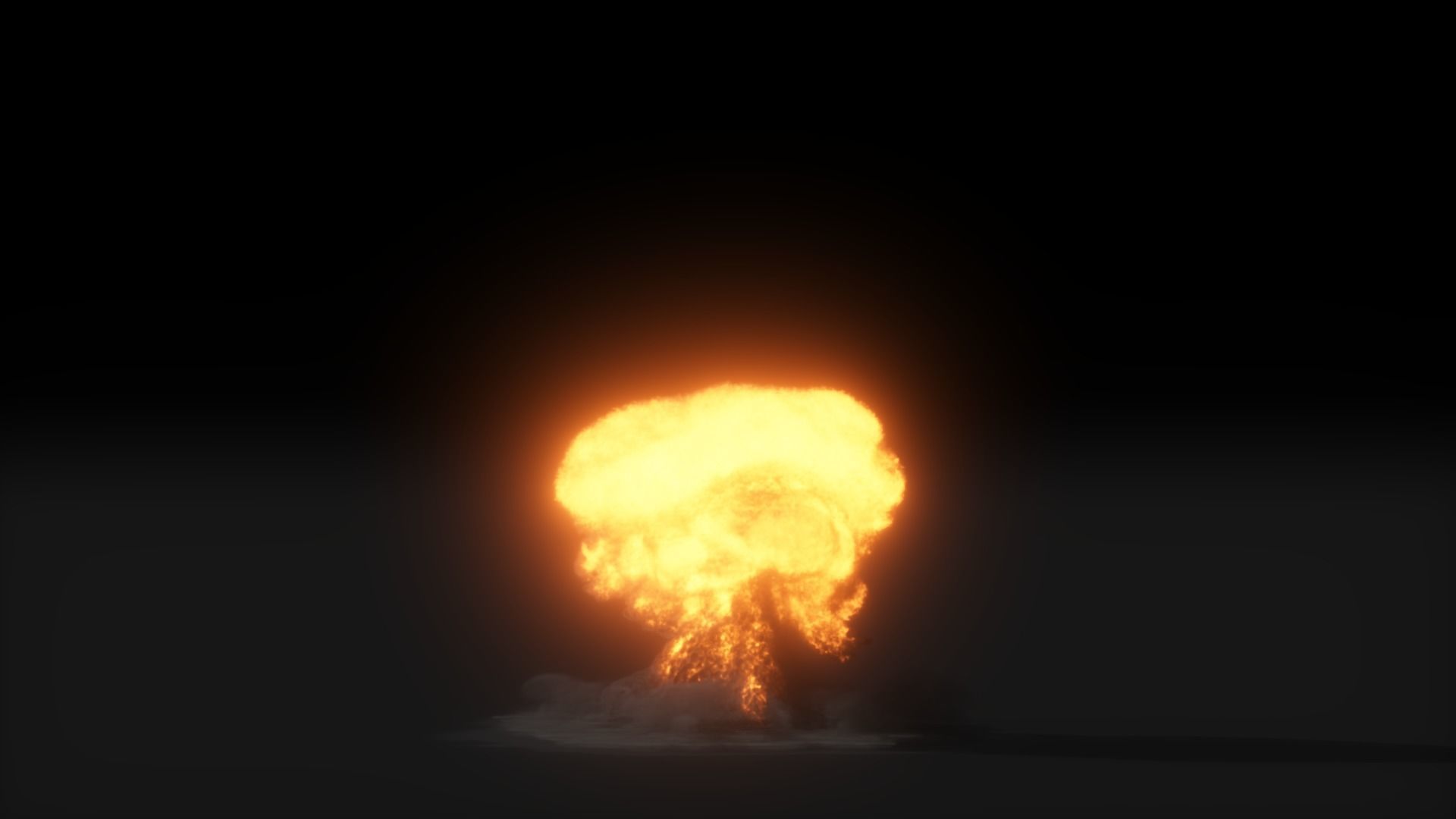 High Resolution Nuclear Explosion 3D model_9