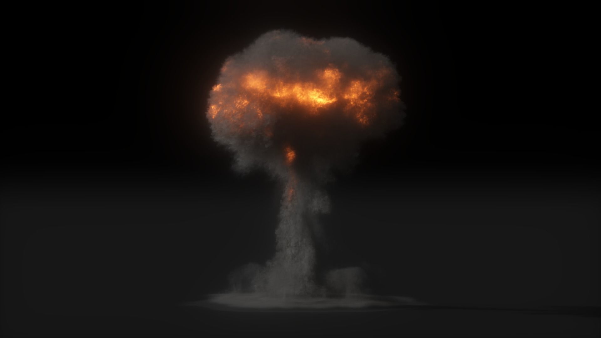 High Resolution Nuclear Explosion 3D model_27