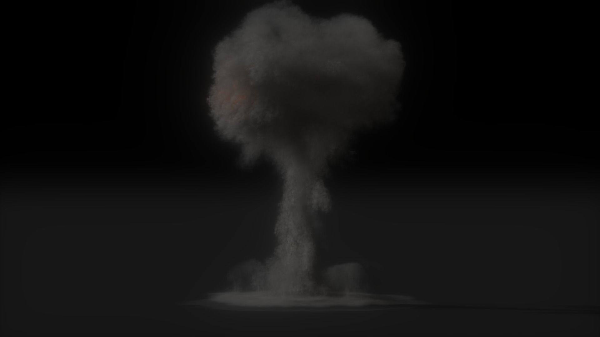 High Resolution Nuclear Explosion 3D model_18