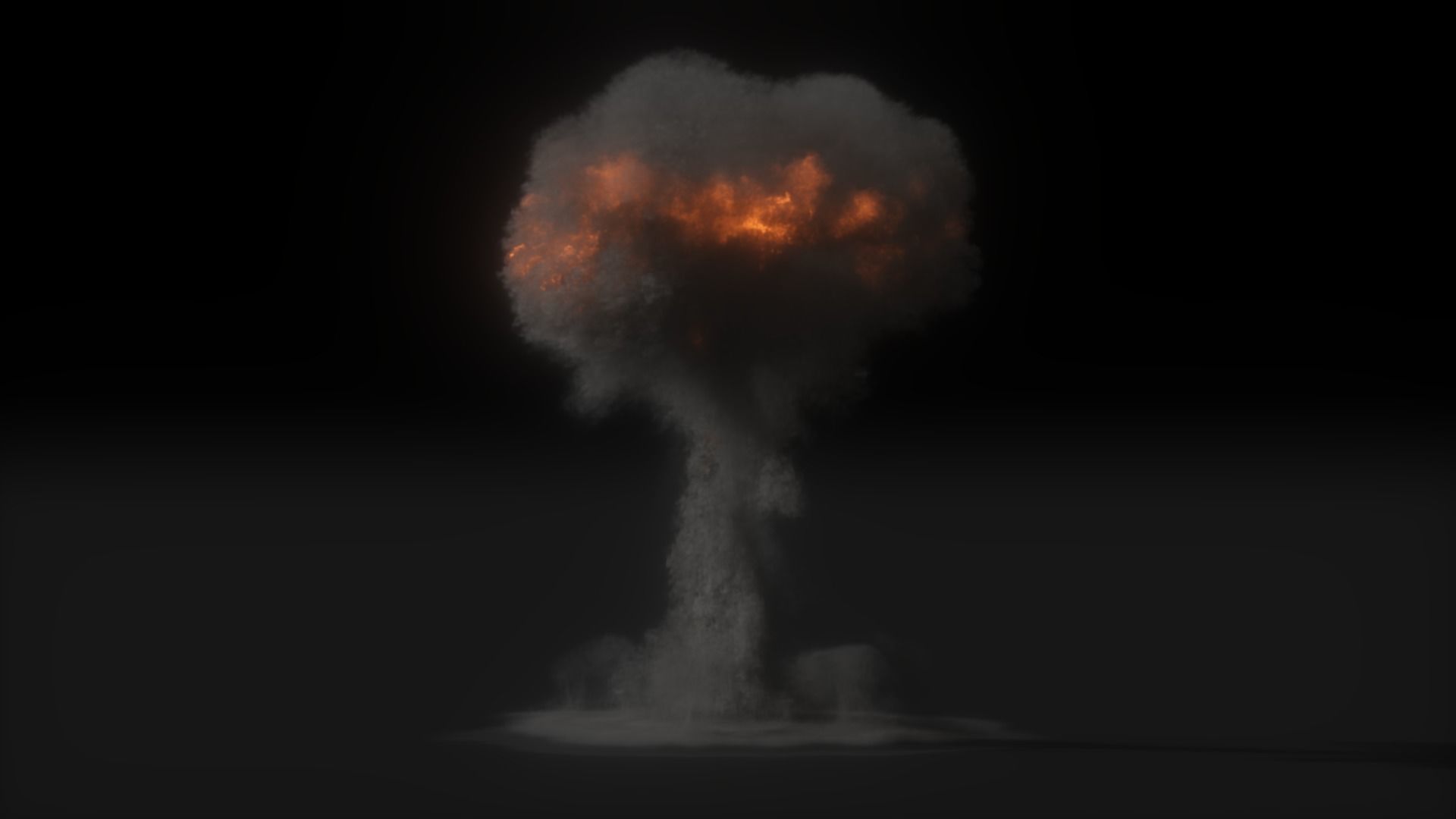 High Resolution Nuclear Explosion 3D model_28