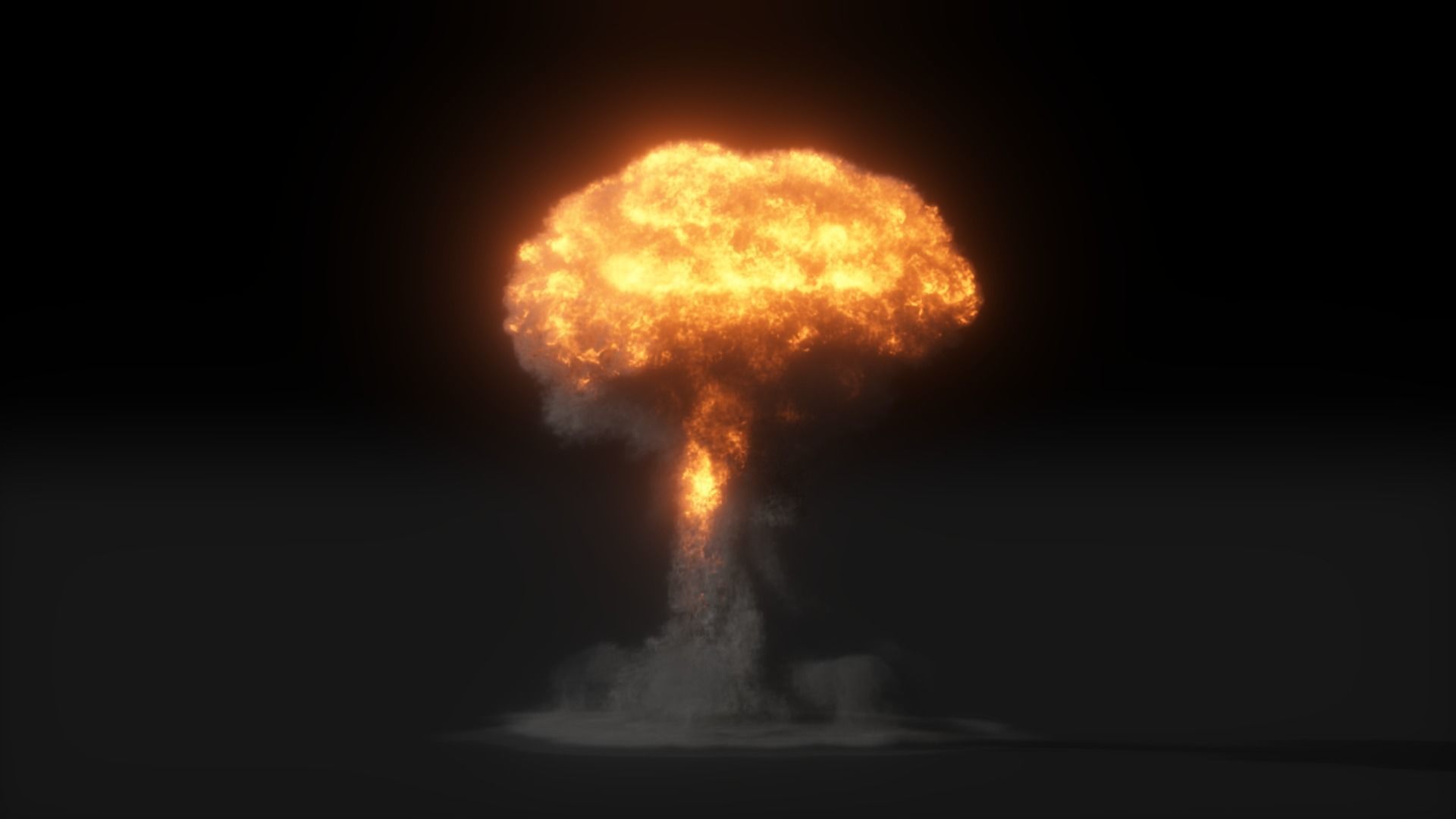 High Resolution Nuclear Explosion 3D model_13