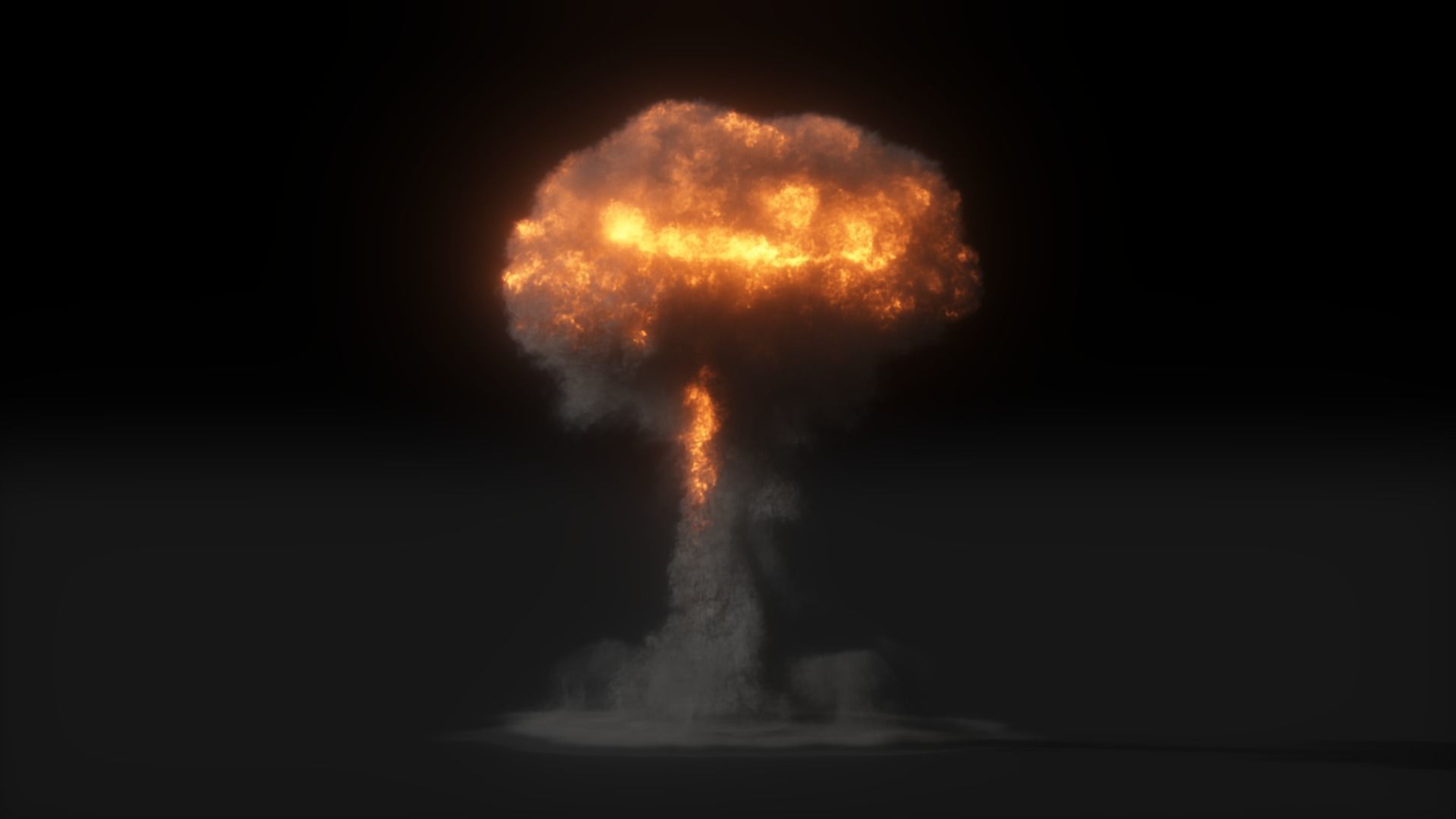 High Resolution Nuclear Explosion 3D model_14