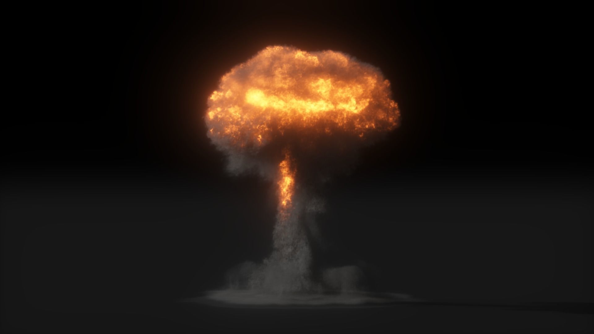 High Resolution Nuclear Explosion 3D model_25