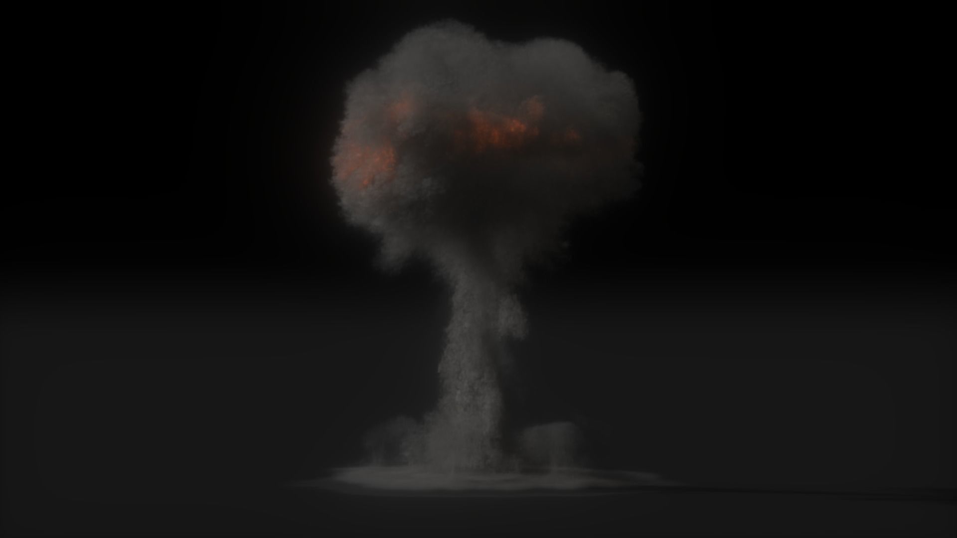 High Resolution Nuclear Explosion 3D model_29