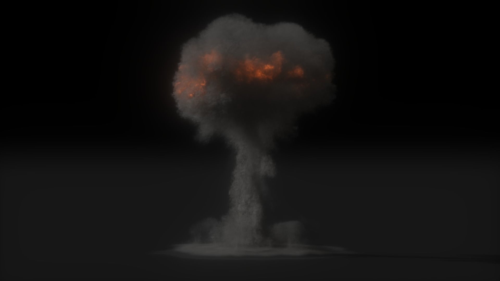 High Resolution Nuclear Explosion 3D model_17
