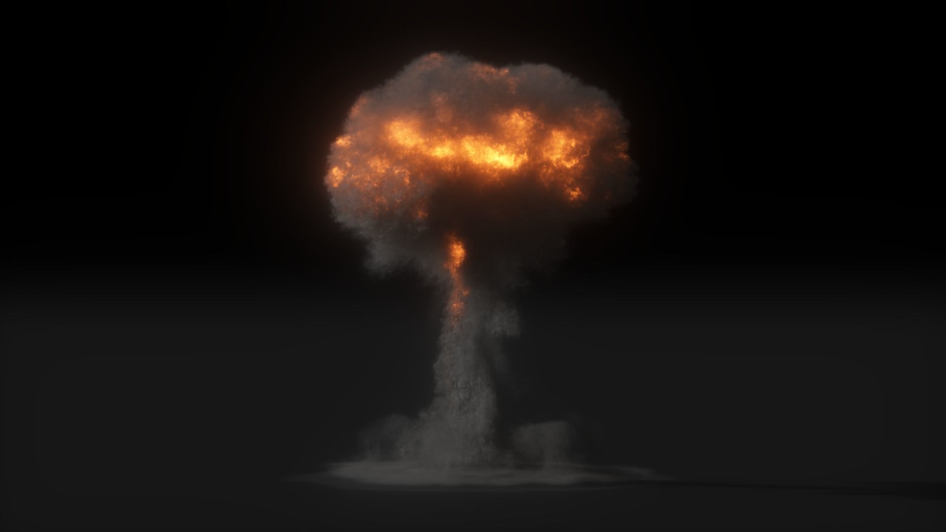 High Resolution Nuclear Explosion 3D model_15