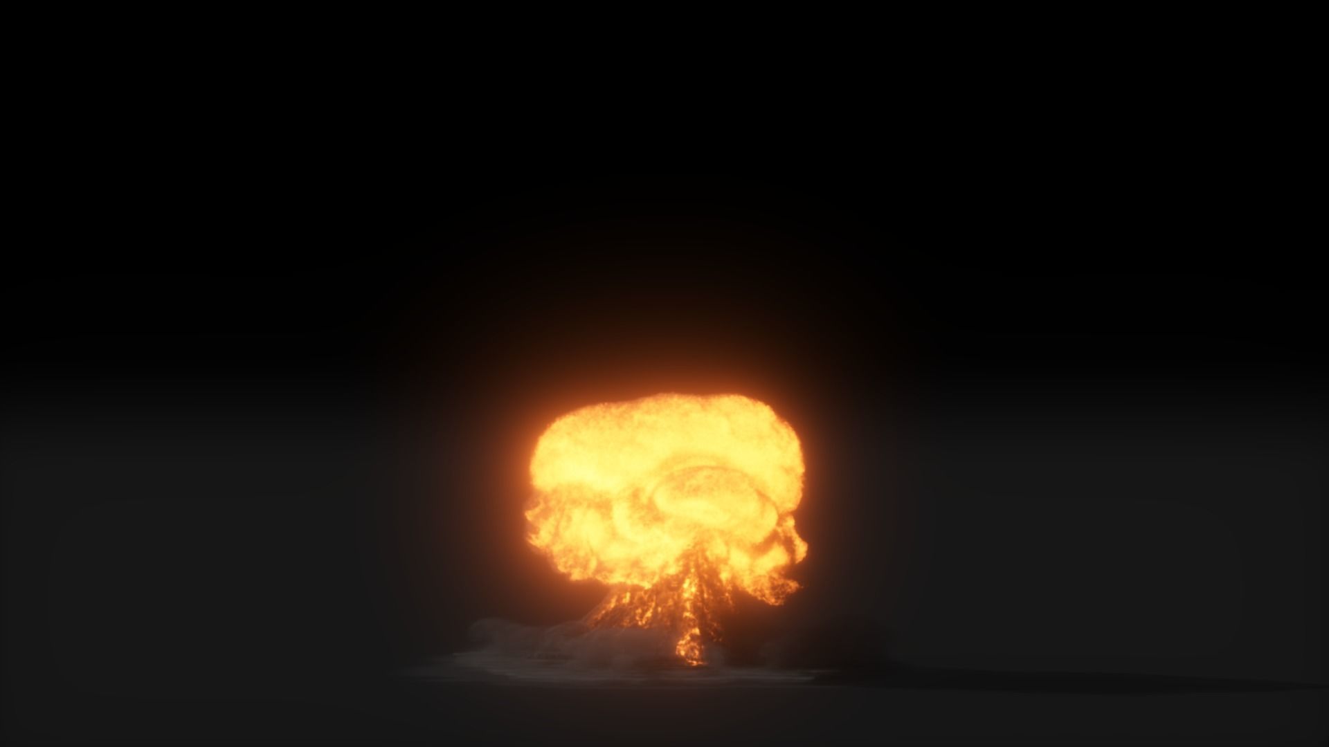 High Resolution Nuclear Explosion 3D model_32