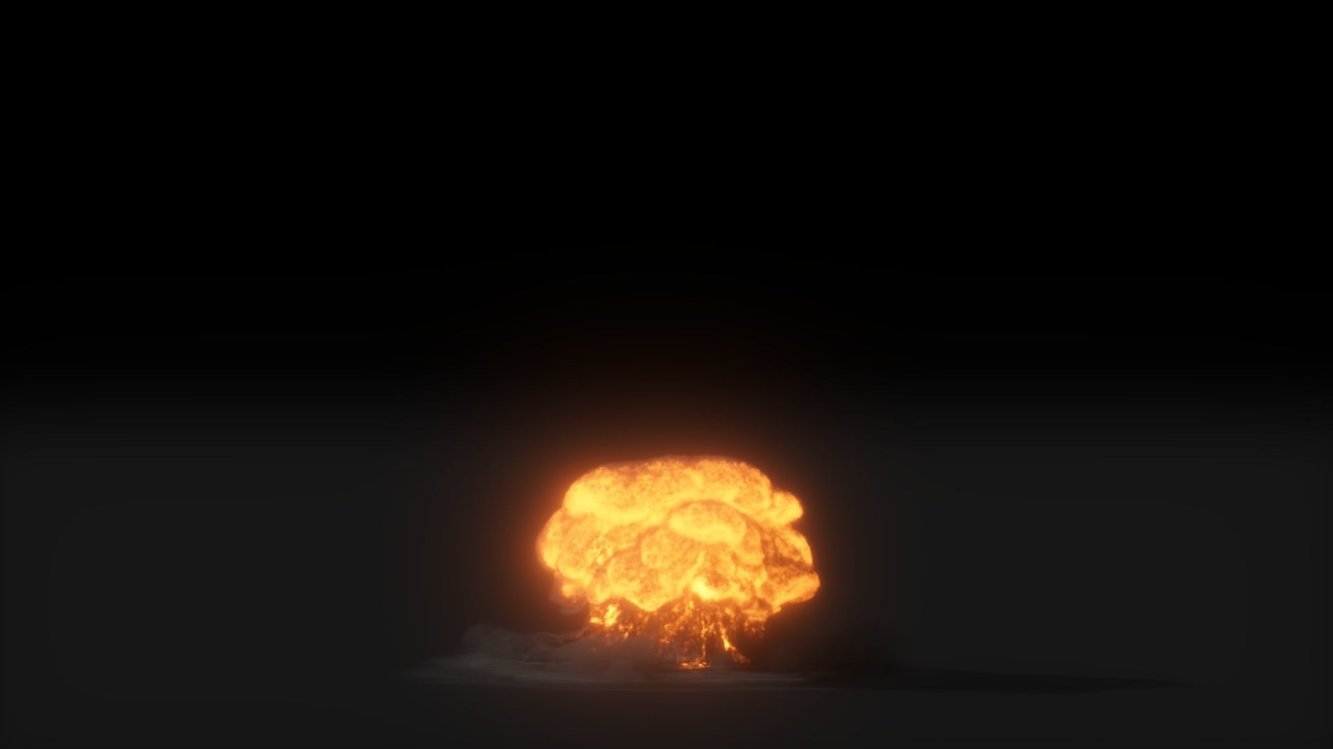 High Resolution Nuclear Explosion 3D model_8