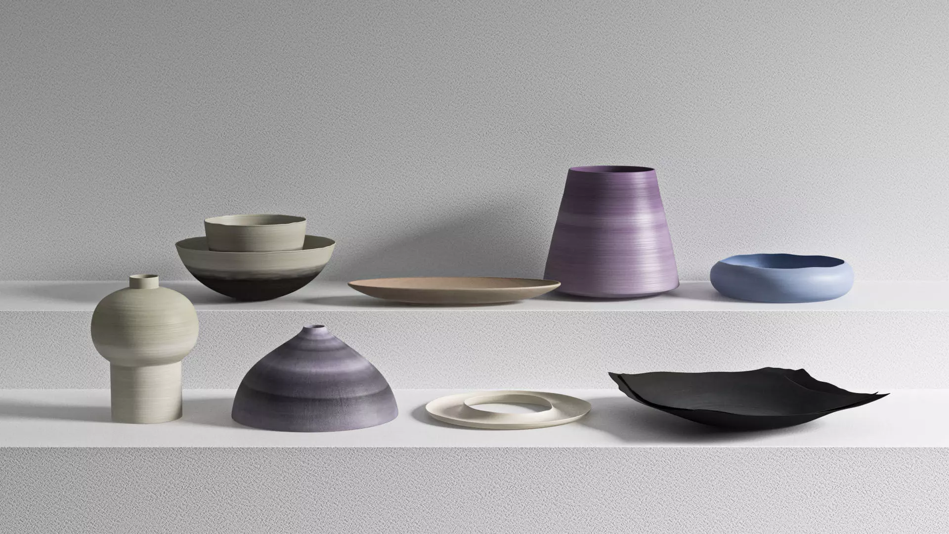 Vases Collection 01 for Interior Decoration 3D model