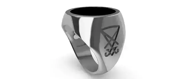 Luciferian Ring 3D print model