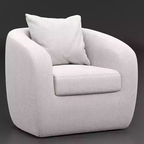 Jasper Boucle Swivel Armchair by Life interiors