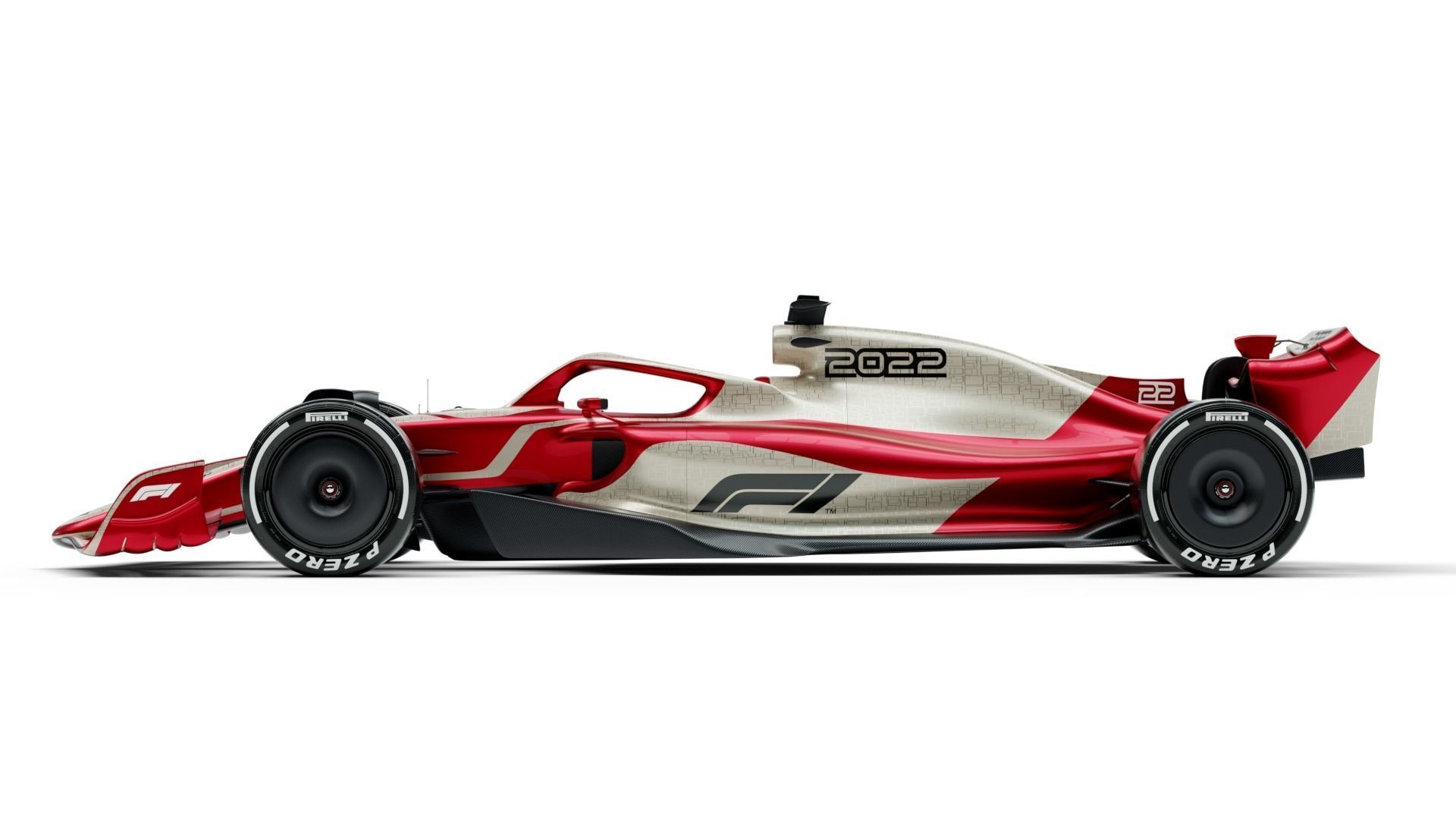 F1 2022 Car Prototype 3D model_3