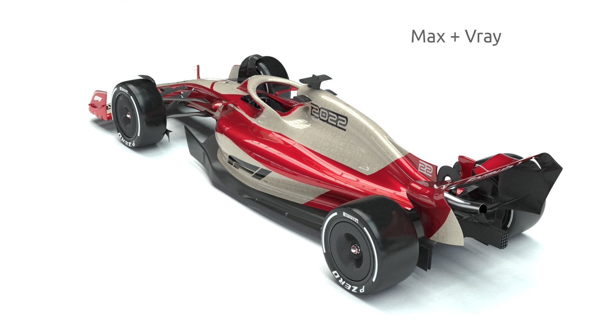 F1 2022 Car Prototype 3D model_5