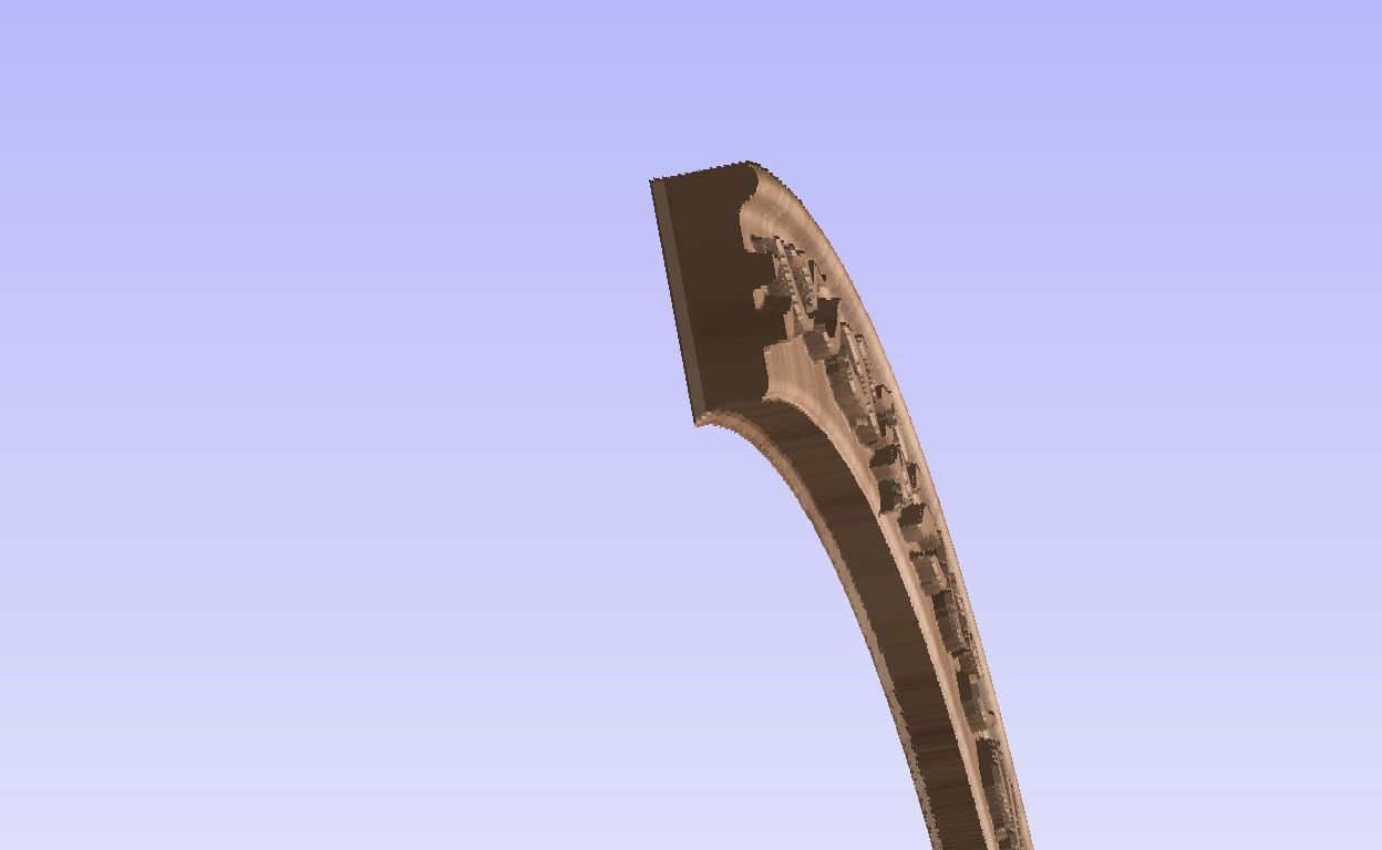 Round frame with leaves ornament for pictures photo or mirror 3D print model_10