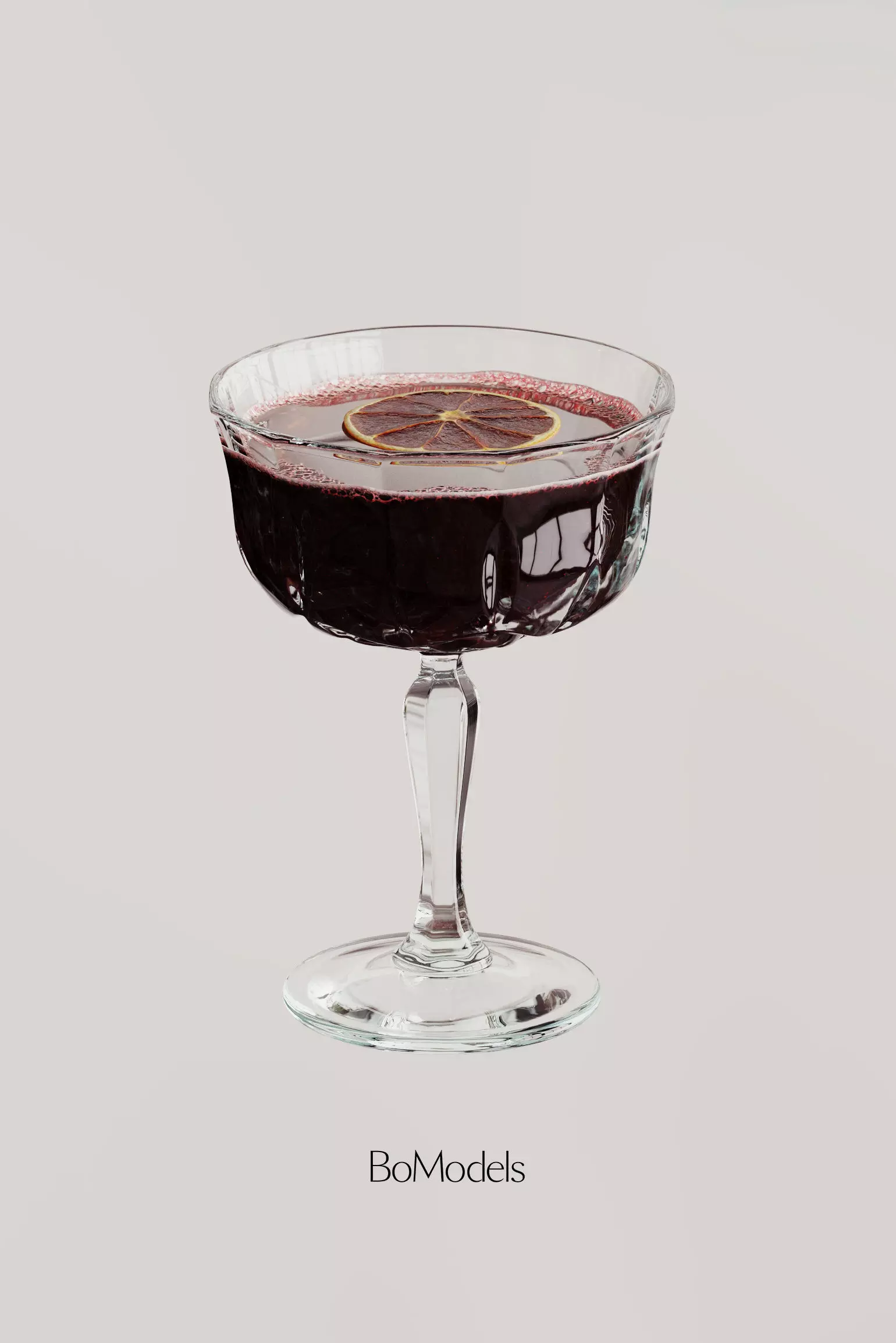 Cocktail Black Eye 3D model