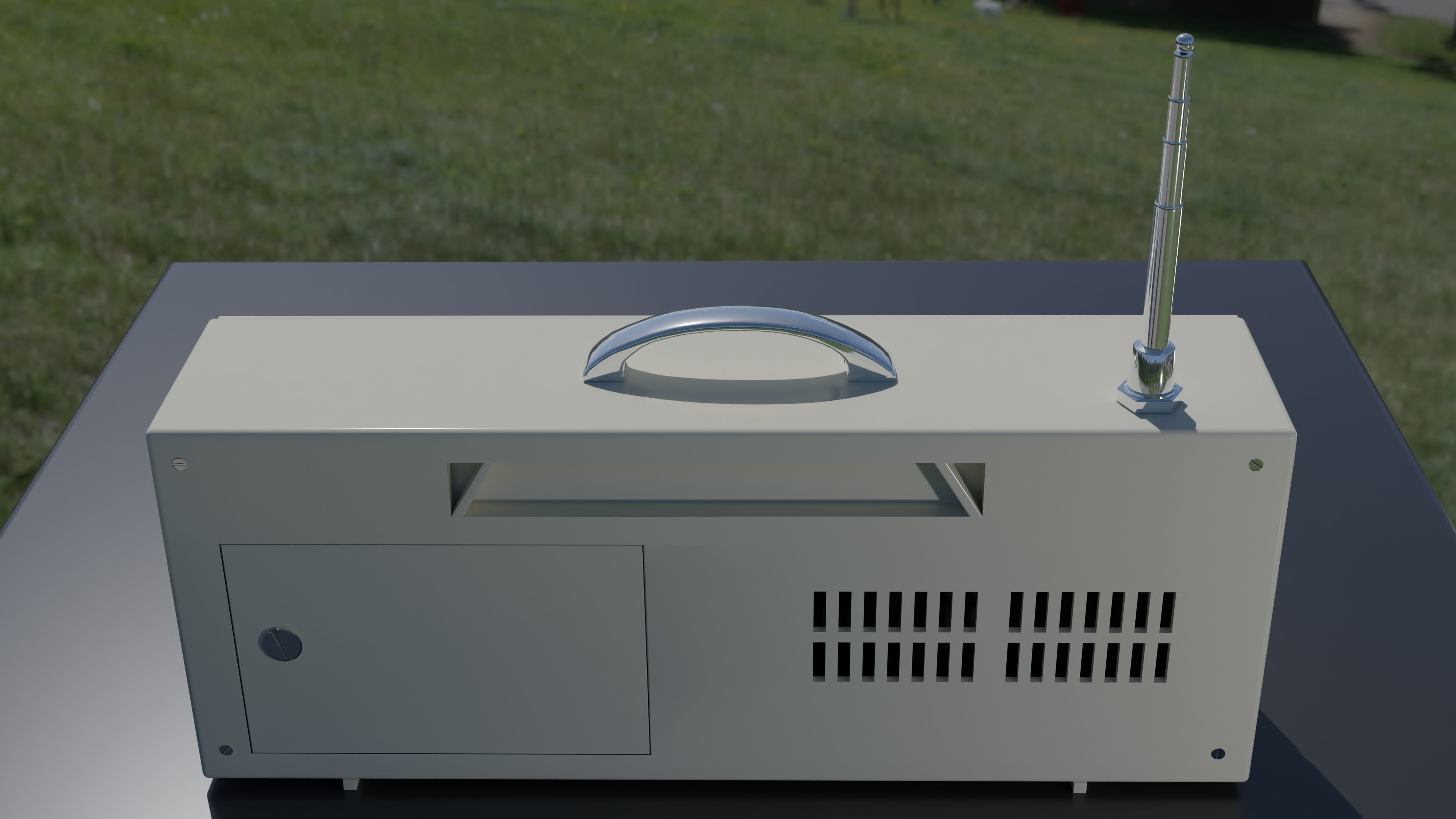 Gilligans Island Radio 3D model rigged CGTrader