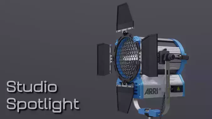 Photography Studio Spotlight 3D model