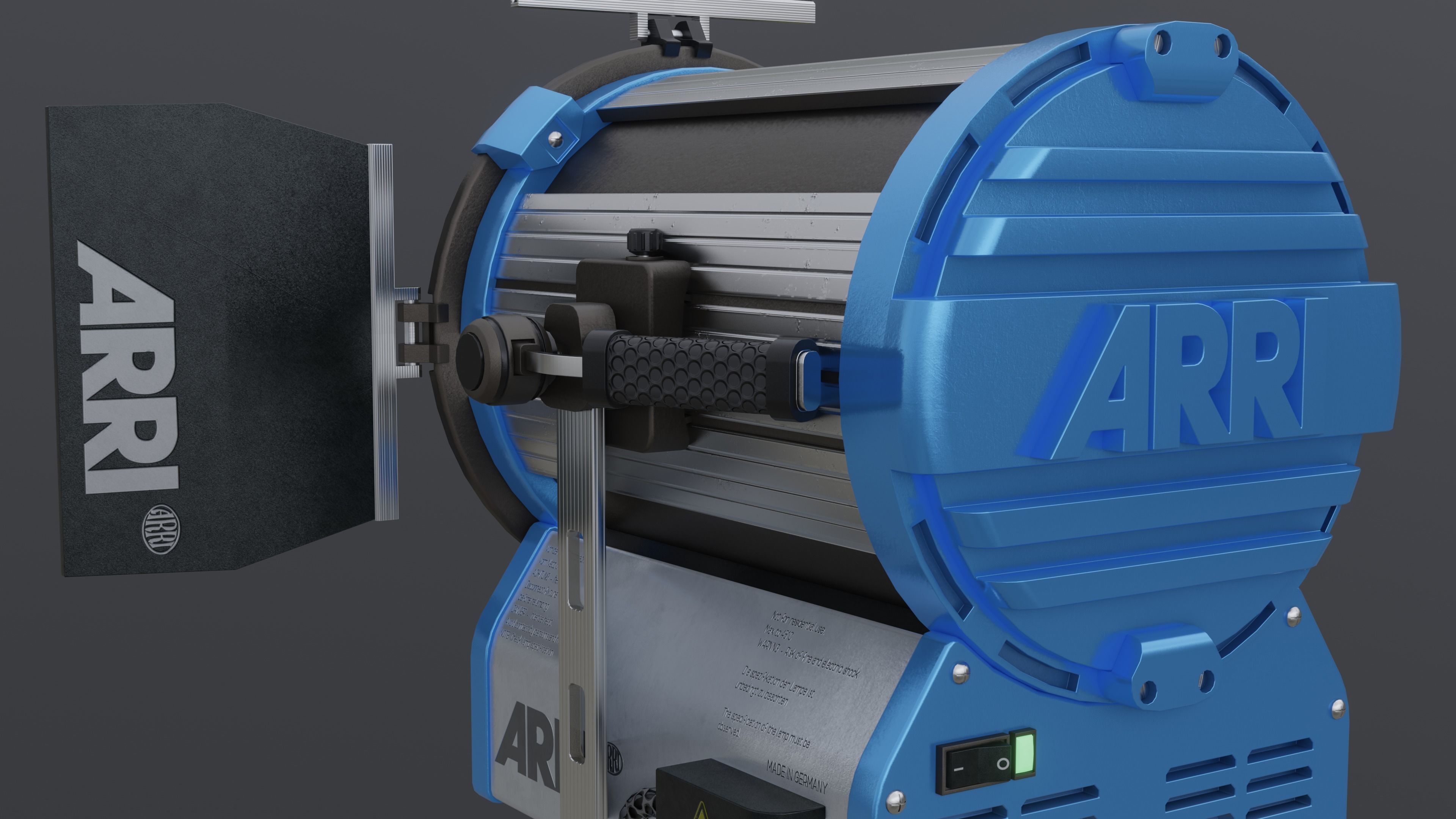 Photography Studio Spotlight 3D model_6