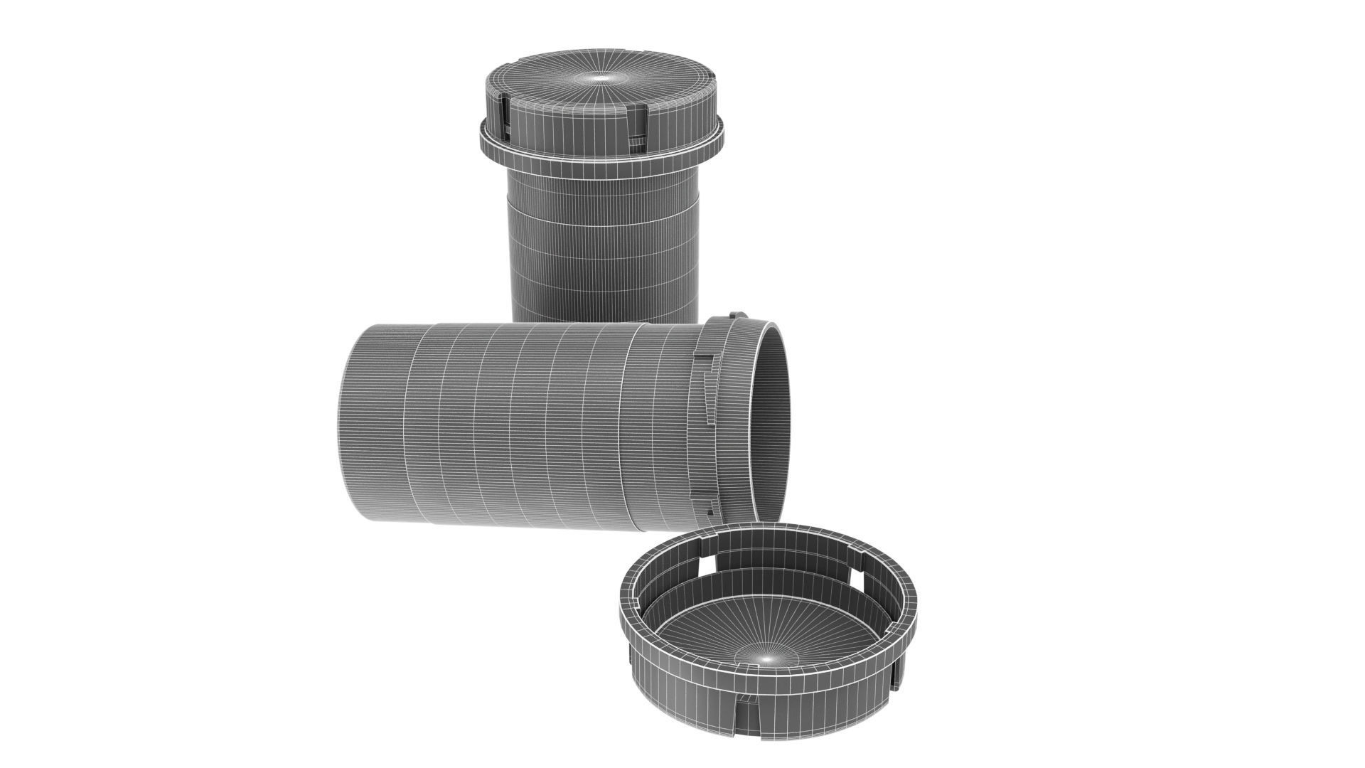 pill bottle 3D model_9