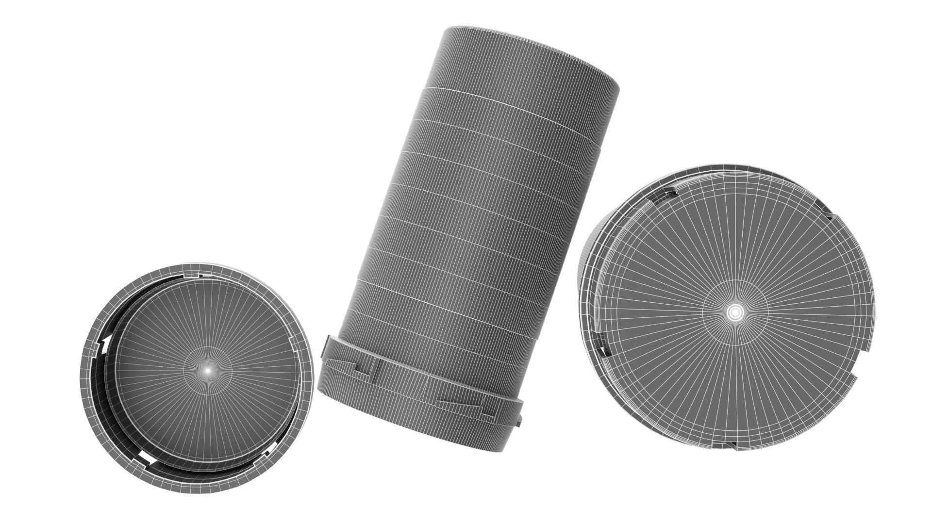 pill bottle 3D model_10