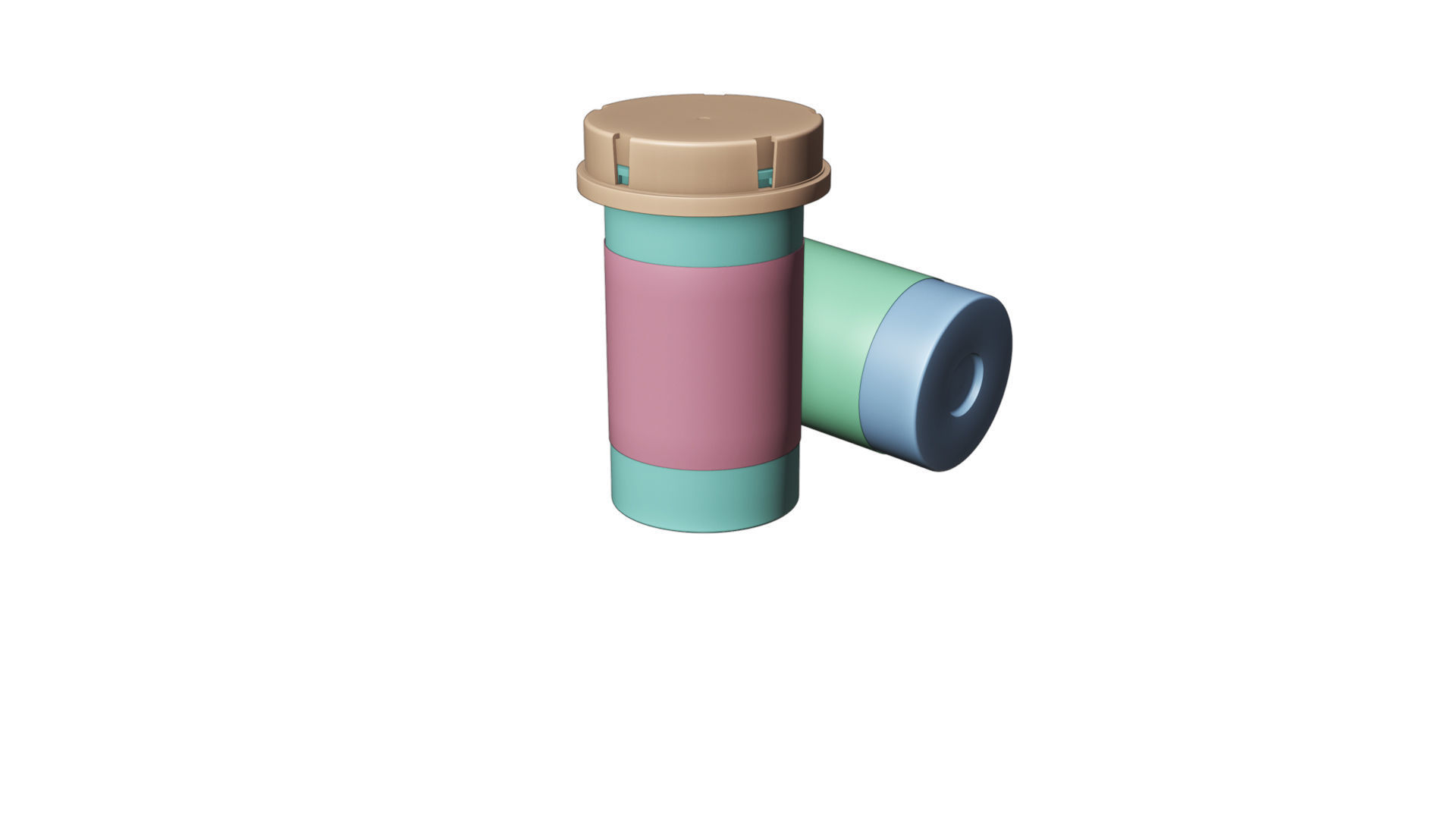 pill bottle 3D model_17