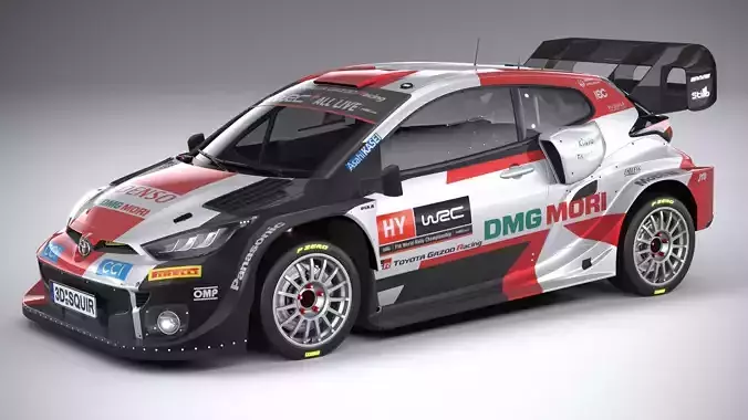 Toyota Yaris GR WRC 2022 3D model