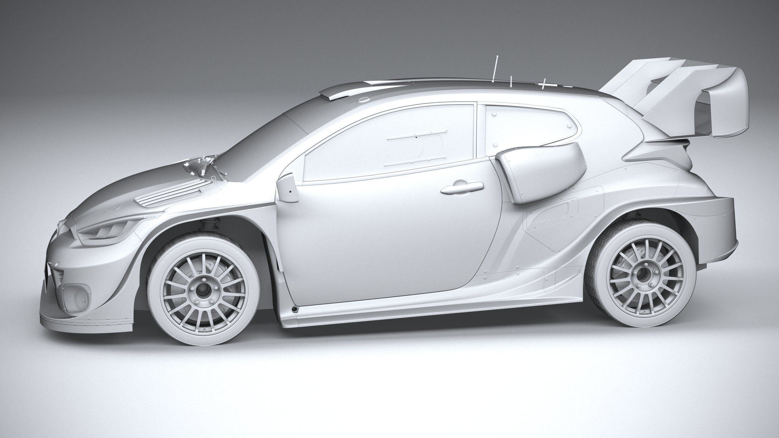 Toyota Yaris GR WRC 2022 3D model_22