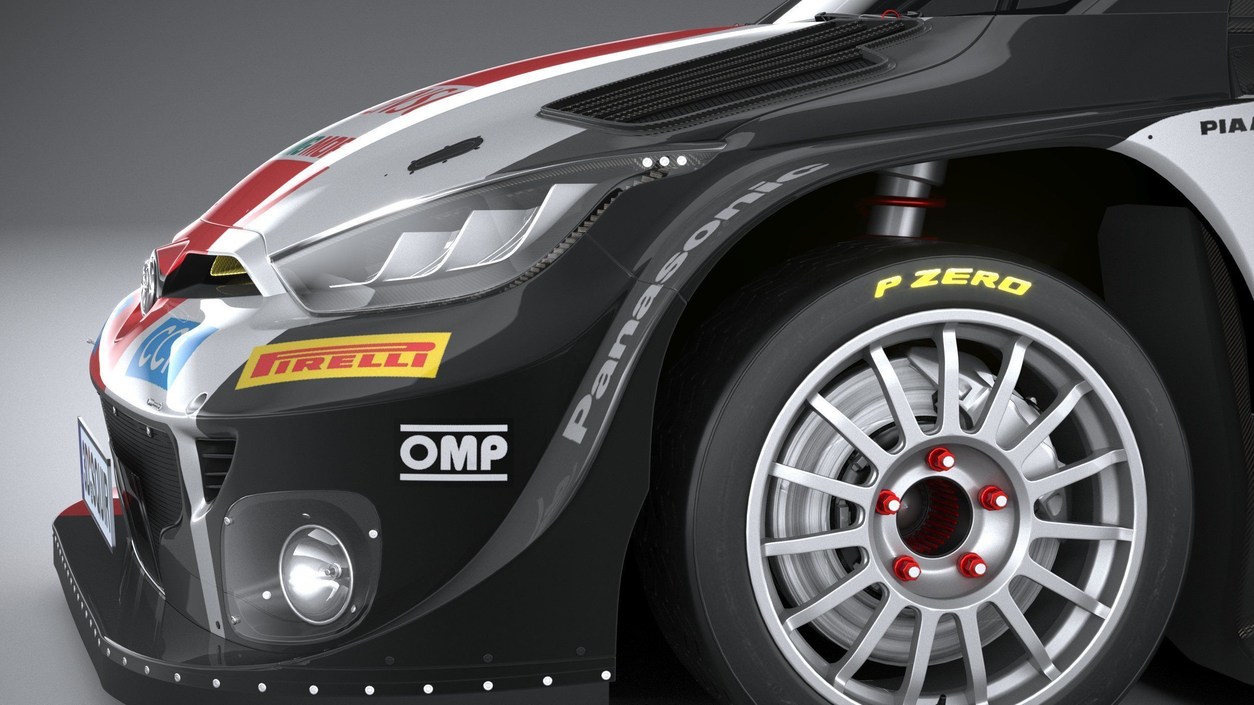 Toyota Yaris GR WRC 2022 3D model_3